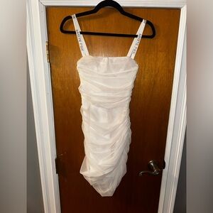 White Fox Boutique Cream Mini Dress